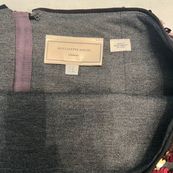 Anthropologie Size 8 Moulinette Soeurs sequin skirt - Picture 3 of 5